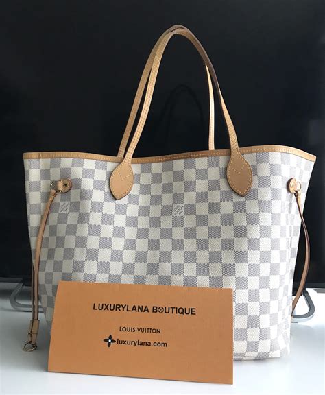 louis vuitton tote azur|damier azur canvas bag.